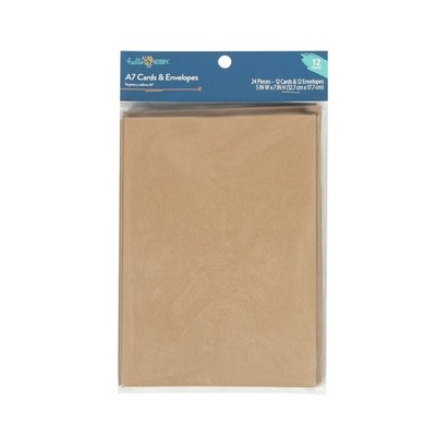Hello Hobby A7 Blank All Occasion Greeting Cards, with Envelopes 5'' x 7''