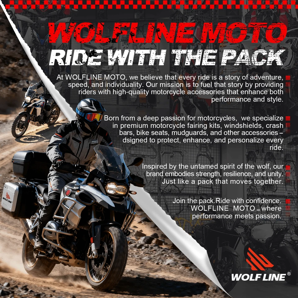 Parabrisas WOLFLINE para Triumph Bonneville T100 T120 2016-2024 astilla parabrisas Foto 2 de 4