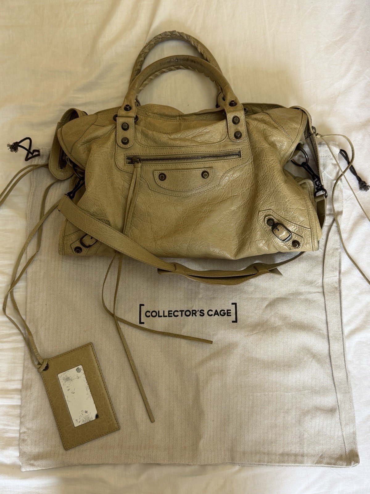 Balenciaga City Bag 2011 In Beige