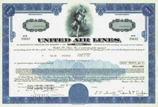 United Airlines 1970 Chicago Illinois Lufthansa Boeing United Cargo Express Bond