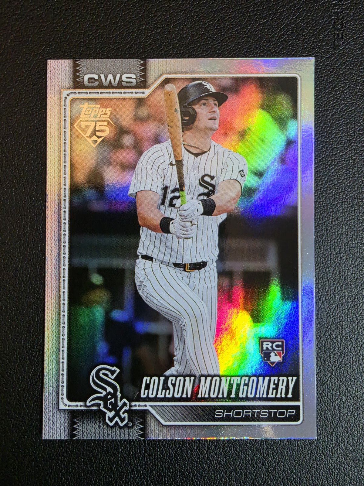 2026 Topps #157 Colson Montgomery Rainbow Foil