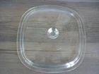 VINTAGE PYREX CORNING WARE CLEAR GLASS LID SQUARE P-9-C-1 REPLACEMENT