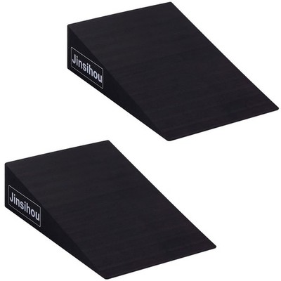 2 PCS Squat Wedge Block NonSlip Slant Board Calf Stretcher Heavy Duty Ramp