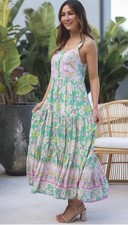 NEW 25 Stunning Dreamcatcher Boho Maxi Dress Ladies Size 8