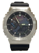 CASIO Quartz Wristwatch G SHOCK Analog Rubber Multi color BLK