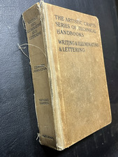 Edward Johnston Writing Illuminating Lettering Antique HC 2nd Ed Calligraphy