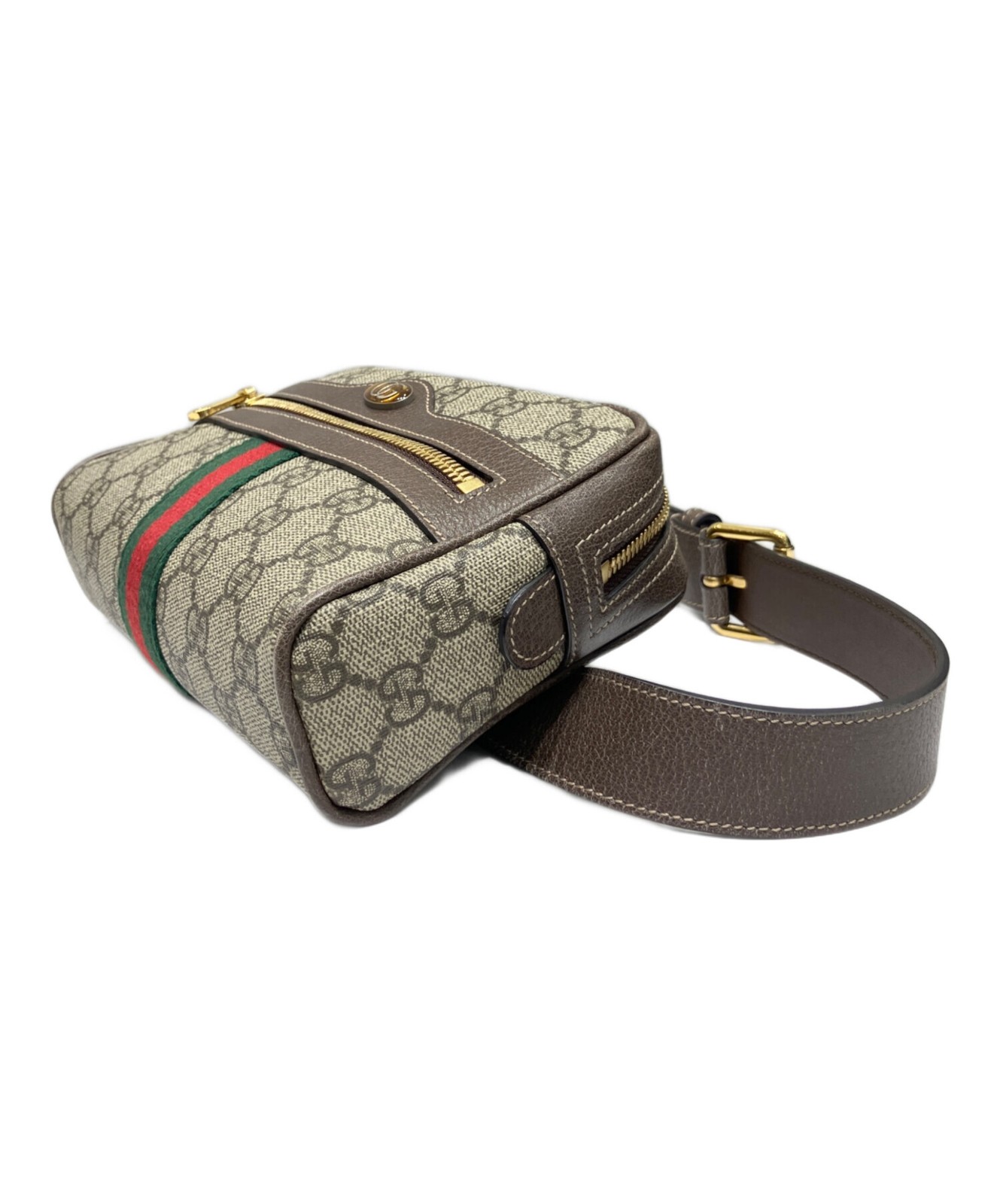 GUCCI Off-Di Small Waist Bag Brown GG Canvas Italy Model 517076 SN2587 thumbnail 11