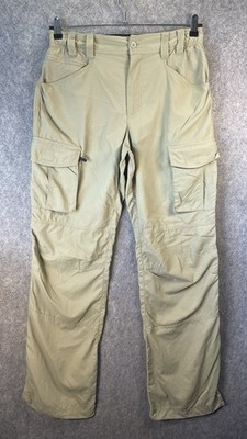 Berghaus Cargo Trousers Mens W32 L33 Beige Stone Breathable Lightweight Hiking