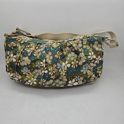 Levi s Floral Canvas Mini Bag Vintage Y2K blau grün Flower Print kleine Handtasche