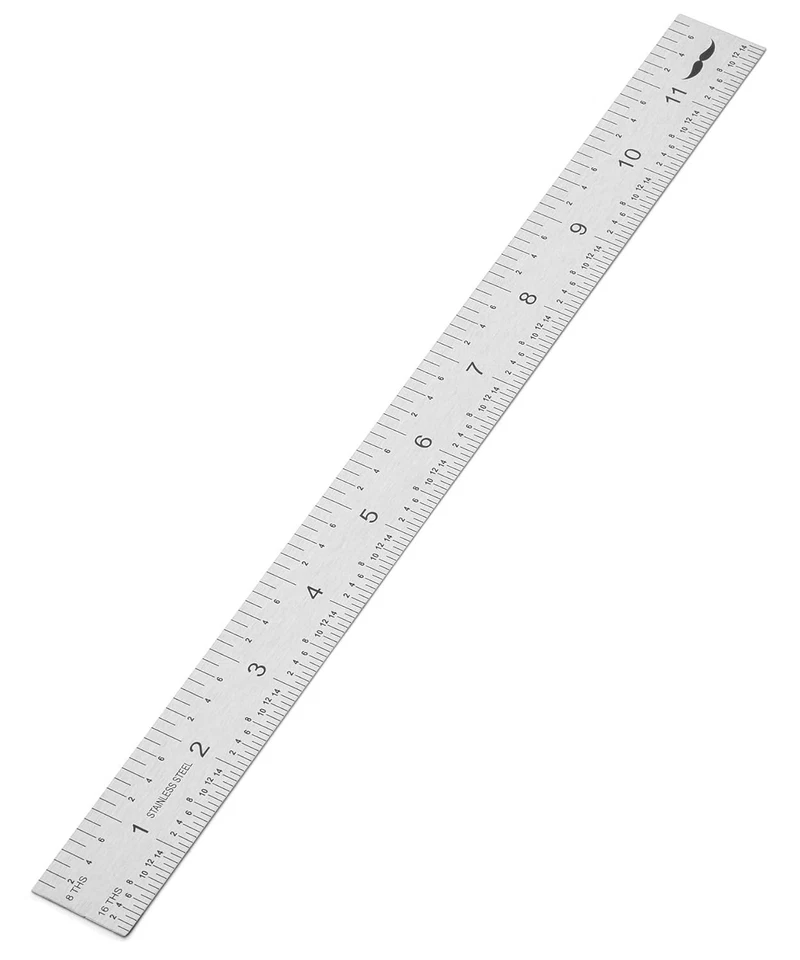 Machinist Ruler Stainless Steel 12 Inch Precision Measuring Tool - Image 3 of 4