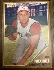 CINCINNATI REDS: Joe Nuxhall Custom Modern 1962 Style Art Card