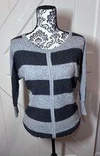 LOFT Wool Blend Sweater Ann Taylor Women's Size Small Gray Knit