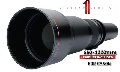 VIV. SER. 1 650-1300mm Tele Zoom Lens For CANON 650D 550D 1000D 1100D 450D 600D