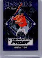 Trent Caraway 2025 Leaf Metal 1/1 Pre Production Proof