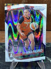 2025 Panini Prizm WNBA Rookie Prizm - White Seismic Te-Hina Paopao RC #61