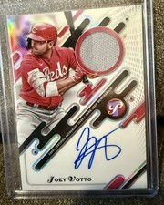 2025 Topps Pristine Joey Votto Autograph Relic Patch Auto Reds #PPAR-JV On-Card