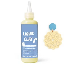 120ml Skin Color Liquid Polymer Oven-Bake Clay, Baking Molding, Very for DIY ...