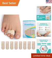 8 Pack Hammer Toe Corrector Toe Splint For Broken Toes,Brace Orthopedic Separ...