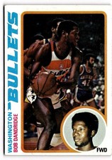 1978-79 Topps Chewing Gum - Bob Dandridge #92 Washington Bullets 
