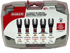 Diablo DOU5SP Oscillating Multi-Tool General Purpose Pack Of 5 Blades NEW