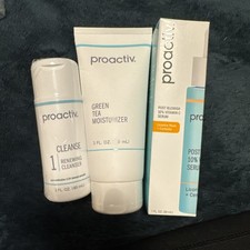 Proactiv LOT/3 18/Cleanser/Green Tea Moisturizer/Post Blemish SERUM EXP2027