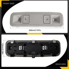 84398398 Front Interior Dome Light Lamp Assembly Gray For Chevroletgmcgray