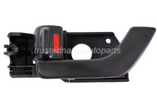 Fits 2003 To 2008 Hyundai Tiburon Interior Door Handle Front Left Black