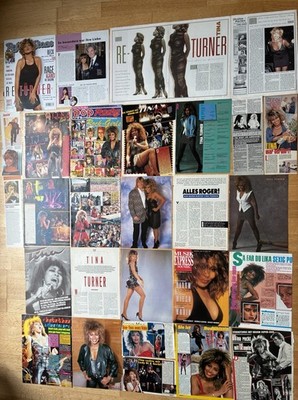 Tina Turner große Sammlung Presseartikel BRAVO 80er 90er Poster Rock Vintage