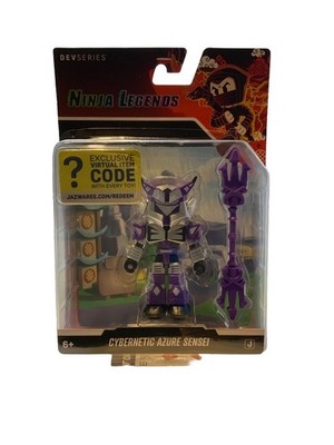 Devseries Ninja Legends Cybernetic Azure Sensei 3'' Action Figure New in Package