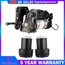 Per BMW X5 E70 X6 E71 E72 Assy Compressore Sospensione Aria +2x Borsa Molla Pneumatica Posteriore