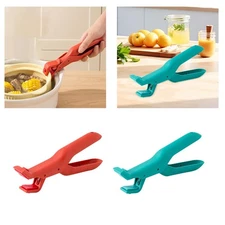 Cooking Helper Pot Pan Gripper Tongs Hot Bowl Dish Plate Gripper Clips
