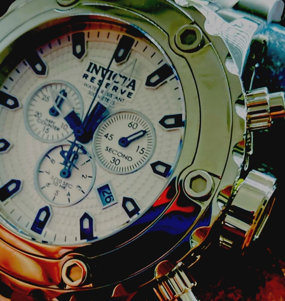 INVICTA Subaqua Reserve Modell 17656 Top Zustand Schweizer Quarz 52 mm 316 L - Bild 2 von 4