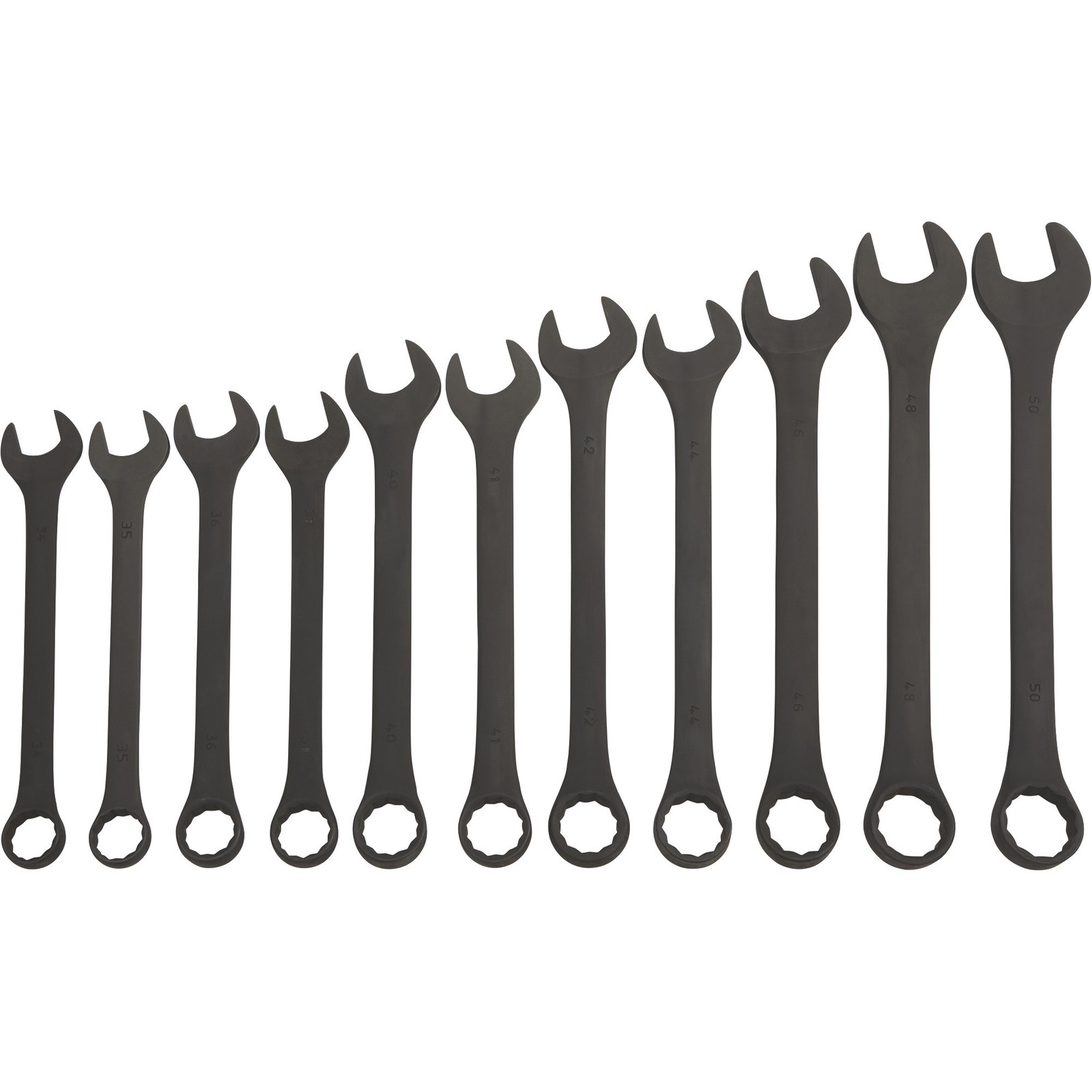 Ironton Jumbo Combination Wrench Set, 11-Pcs., Metric