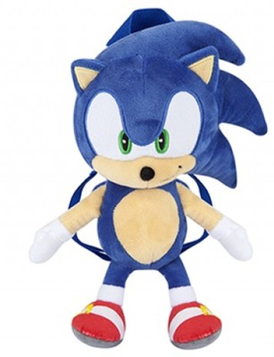 Sonic The Hedgehog Plüsch Rucksack 30cm Plush Backpack Merch Game Spiel Zocken