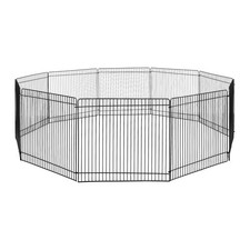 10 Panel Portable Small Pet Playpen Steel Wire Fence Pen Customizable Indoor