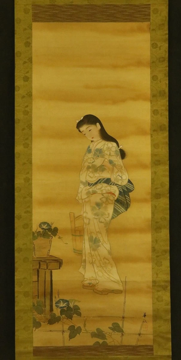 古董日本画作、画卷| eBay