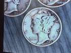 Lot Of 3 Mercury Dimes — photo 4