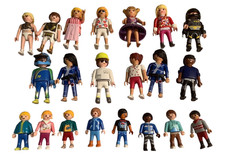 Playmobil Figures Bundle x 21 Plus Accessories & Carrycase