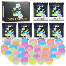 48pcs Aromatherapy Shower Steamers - 1 Count Pack of 48 , Colorful