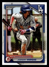 Joendry Vargas 2024 Bowman Prospect #BP-89 Los Angeles Dodgers Rookie RC *017