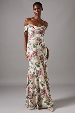 Coast Cream Fit & Flare Dress Womens Black Tie Dresses