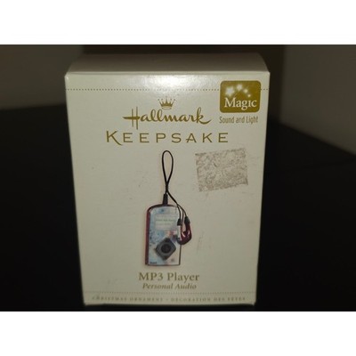 Hallmark Keepsake 2006 MP3 Player Personal Audio Magic Sound Light Ornament