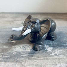Vintage 1995 Fisher-Price Animal Family Posable Elephant Figure Toy Collectible