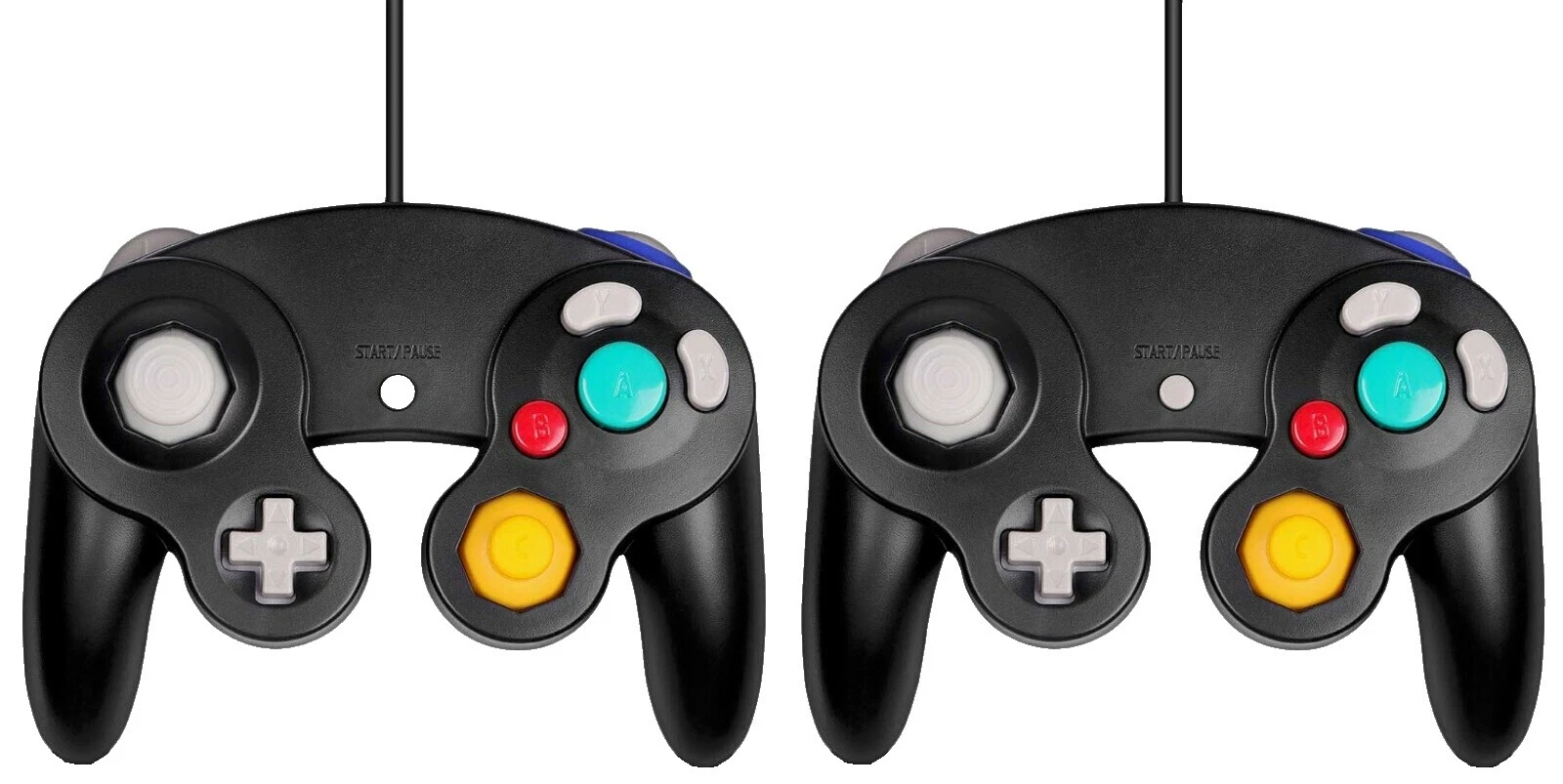 Mandos para juegos Nintendo Gamecube negra