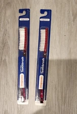 Two WALGREENS LARGE Firm Head 50 Tuft Toothbrush