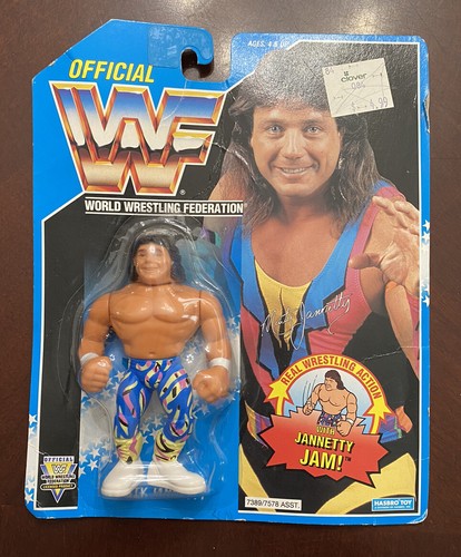 WWF Hasbro Titan Sports MOC Marty Jannetty Wrestli...