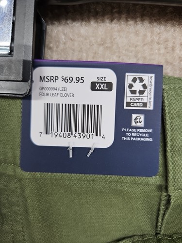 Gap Ladies Twill Jogger Size XXL Four Leaf Clover - Picture 6 of 6