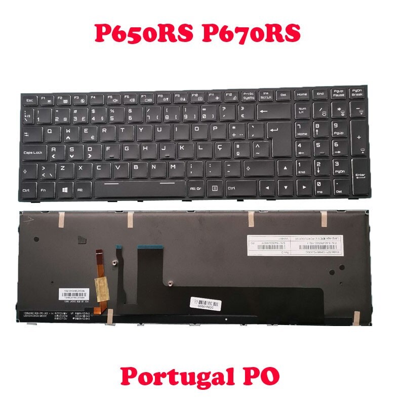 【翌日発送可能】 Keyboard Laptop For 6-80-P65S0 MP-13H86P0J430C P650RS CLEVO パソコン用キーボード