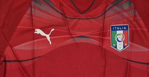 6024/57 Bis PUMA Italia Camiseta Auténtica Italy Match 2010 Camiseta Jersey - Imagen 4 de 5