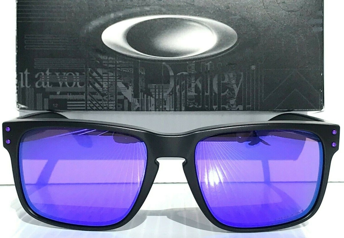 NEW* Oakley HOLBROOK Matte Black PRIZM Violet Purple Iridium